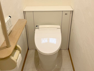 トイレリフォーム 新築のようにキレイになったトイレ
