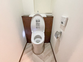 トイレリフォーム内装にもこだわった、おしゃれなトイレ空間